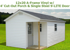 12x20-a-frame-4ft-cut-out-porch-single-steel-9-lite-door