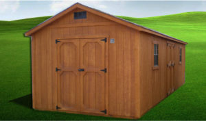 12 x 24 A-Frame Storage Building with Shingle Roof