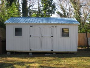 AFrame Building with Double Side Doors