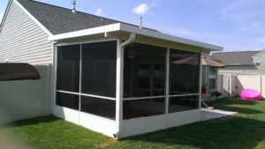 Screen Room Under Awnings