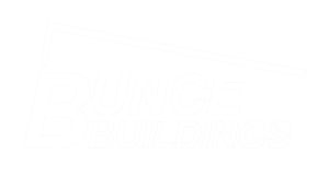 Bunce Buildings White Transparent Logo