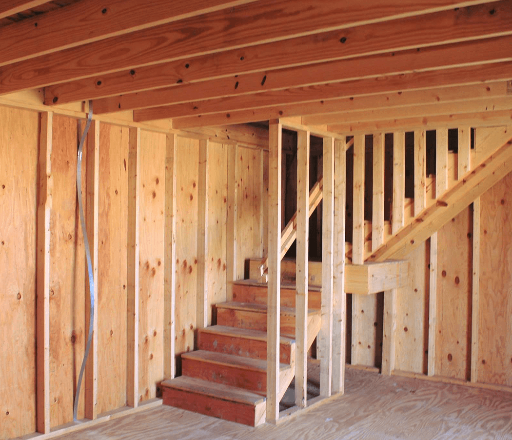 Barn with attic inside